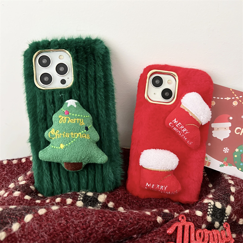 Ốp Điện Thoại Hình Giày Giáng Sinh Cho iphone 15 14 13 12 11 pro max 15plus 14plus 12mini 13mini x xs max xr 6 6s 7 8 plus