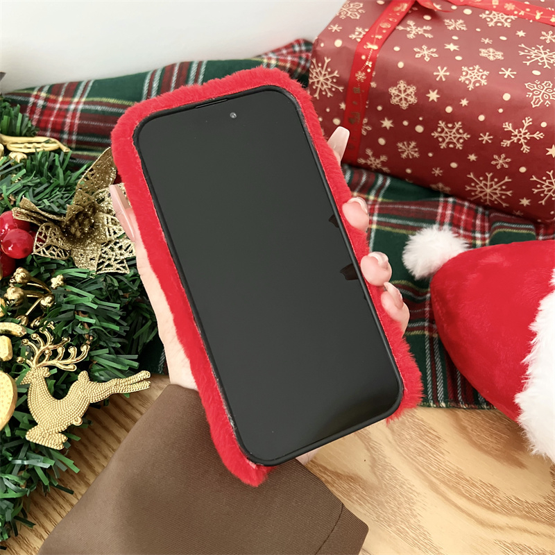 Ốp Điện Thoại Hình Giày Giáng Sinh Cho iphone 15 14 13 12 11 pro max 15plus 14plus 12mini 13mini x xs max xr 6 6s 7 8 plus