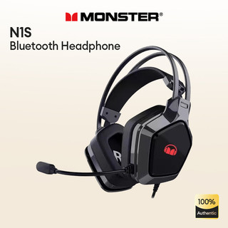 Tai Nghe Tai Bluetooth Monster N1S Cách âm Giảm Tiếng ồn Kèm Mic Chuyên Dụng Chơi Game
