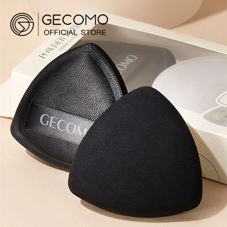 Gecomo Mút Trang Điểm Da pu Hình Tam Giác Dạng Lỏng Tiết Kiệm Nhanh Chóng
