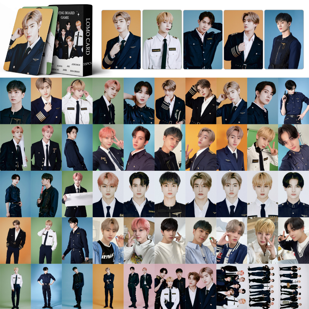 55 Tấm Thẻ Hình Nhóm Nhạc kpop Black blood 2023 ggu