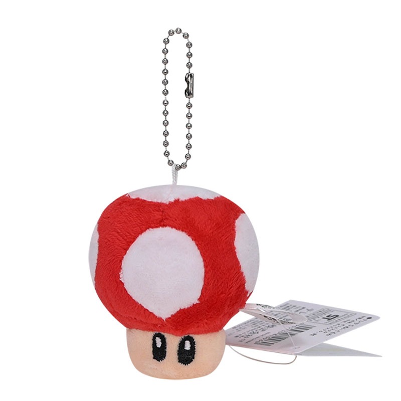 NINTENDO Nhân Vật super mario 8cm Kiểu Nhật Bản Dễ Thương Búp Bê Nhồi Bông Hình Cây Nấm Đỏ Mềm Mại