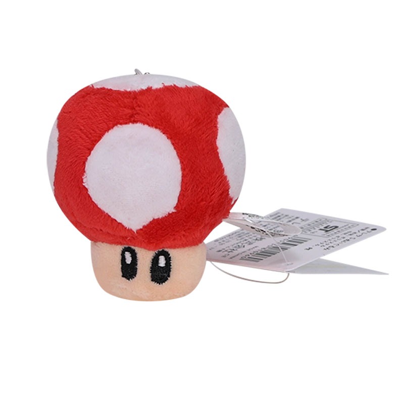NINTENDO Nhân Vật super mario 8cm Kiểu Nhật Bản Dễ Thương Búp Bê Nhồi Bông Hình Cây Nấm Đỏ Mềm Mại