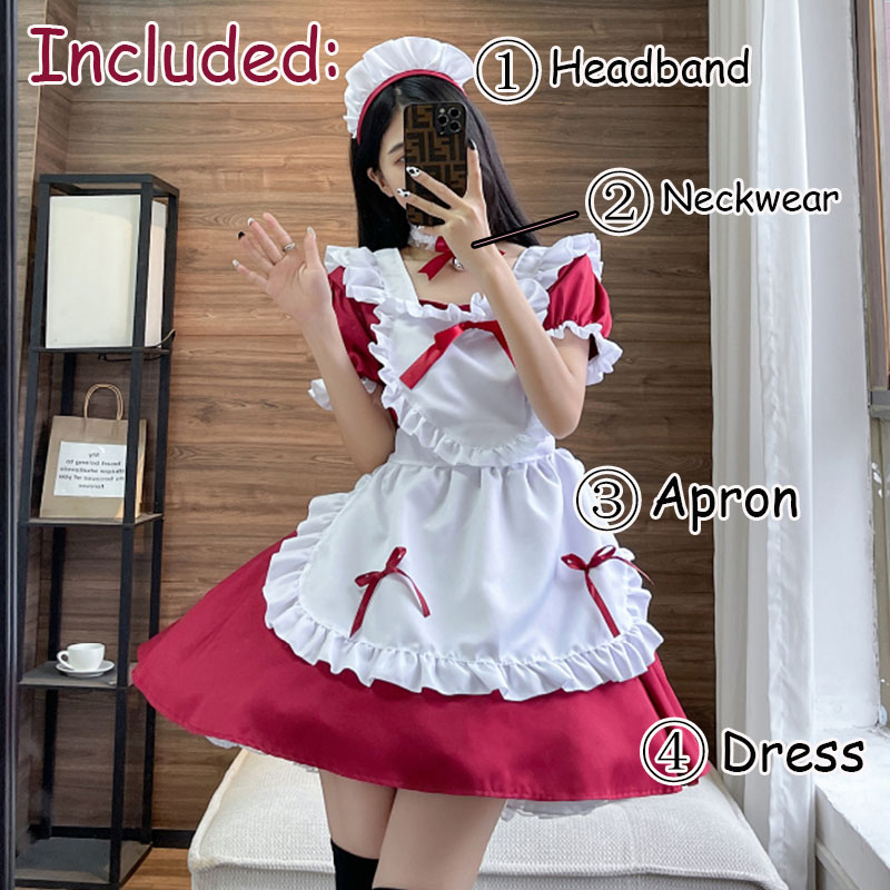 Đầm Hóa Trang Cô Hầu Gái lolita Size s-3xl