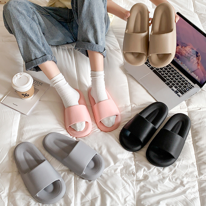 Dép Đi Trong Nhà Đế Dày Chống Trượt Thời Trang Mùa Hè Cho Nữ