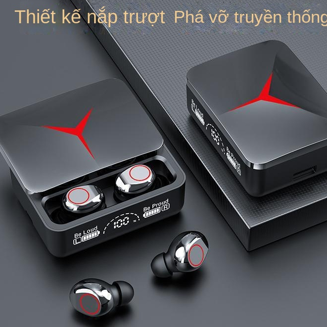 Tai Nghe bluetooth gaming m90 Chất lượng âm thanh HIFI hiển thị kỹ thuật số trò chơi không dây