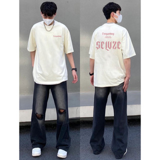 Áo Thun cotton Tay Ngắn Dáng Rộng In Hình Quả Lê Phong Cách hip hop Thời Trang Cho Nam