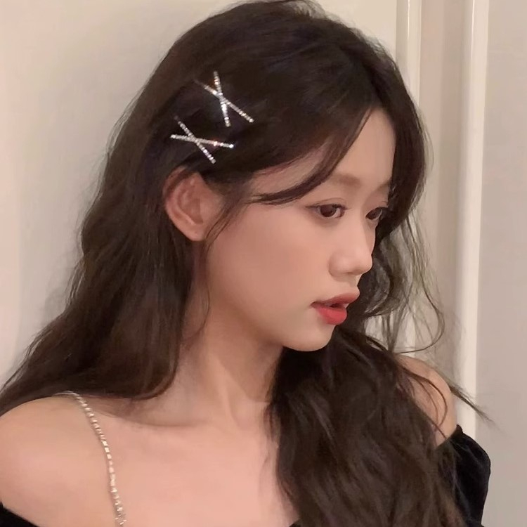 Kẹp Tóc Đính Pha Lê Thời Trang Cho Nữ Y2K