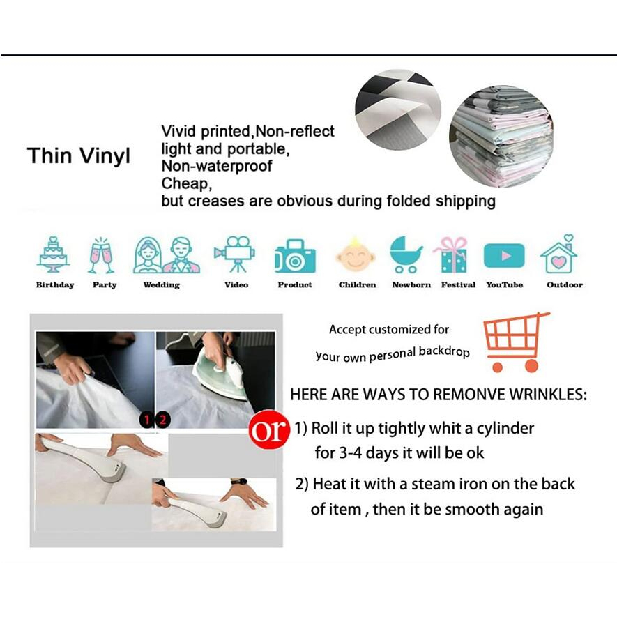 Phông Nền Chụp Ảnh Phong Cảnh Đêm Giáng Sinh 7x5ft