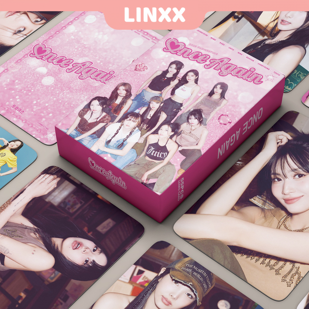 Set 55 Tấm Thẻ Hình lomo Nhóm Nhạc twice twice twice kpop 1 & 2