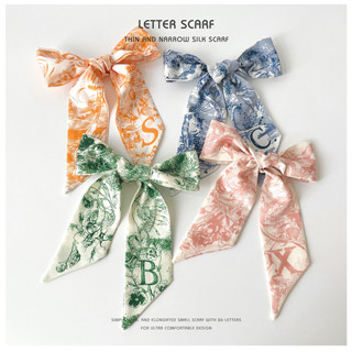 Thời Trang 1 Khăn Quàng Cổ / Cà Vạt / Túi Xách Bằng Lụa Có Dây Ruy Băng Buộc Cổ Tay Cho Nữ