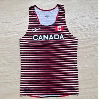Brazil american 2021 track and field team 2020 tokyo marathon top track and field Áo vest Đồng Phục Tùy Chỉnh logo