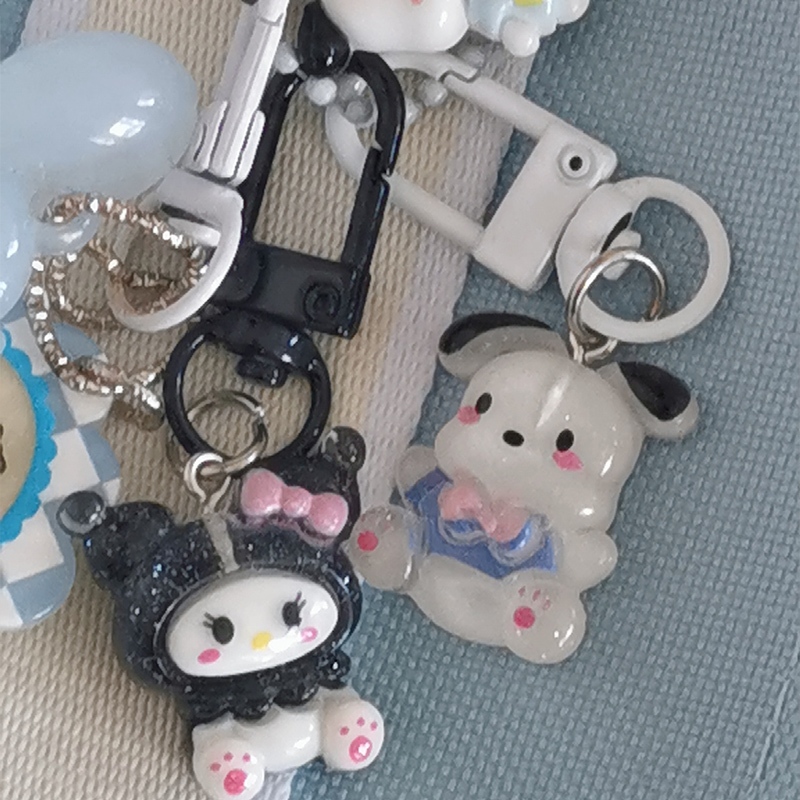 Ice🧊Sanrio Móc Khóa Hình Cinnamoroll Dễ Thương Cho Cặp Đôi