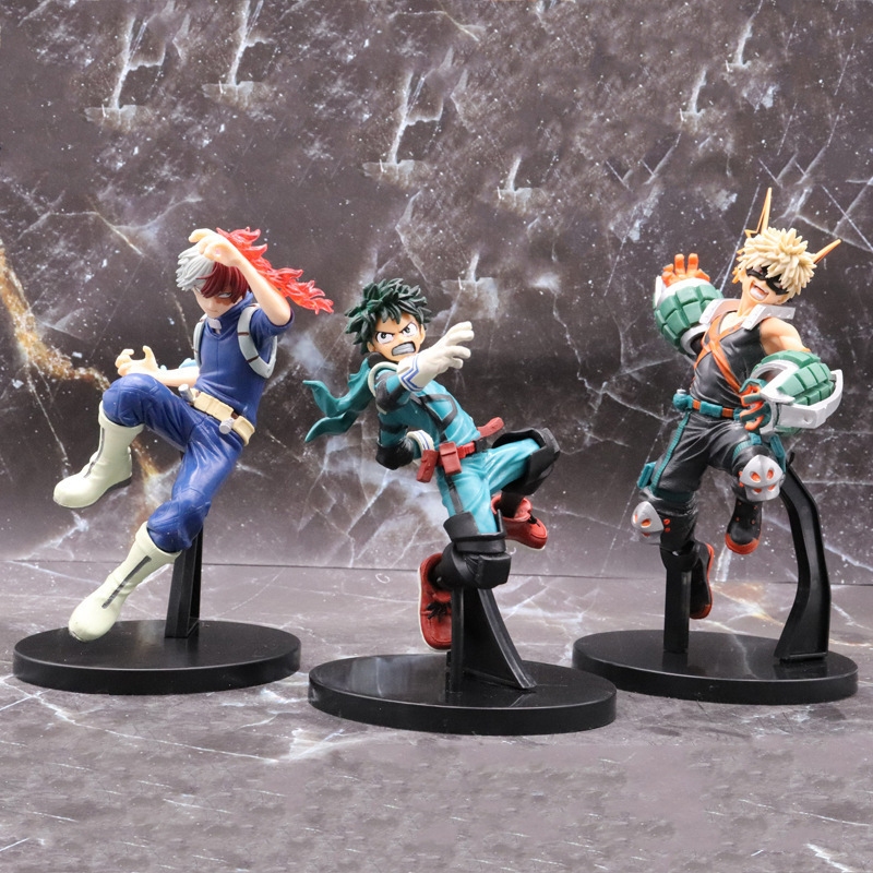 Mô Hình Nhân Vật bakugou katsuki midoriya izuku todoroki shoto Ocacouraka Trong my hero Academy 21 Kiểu
