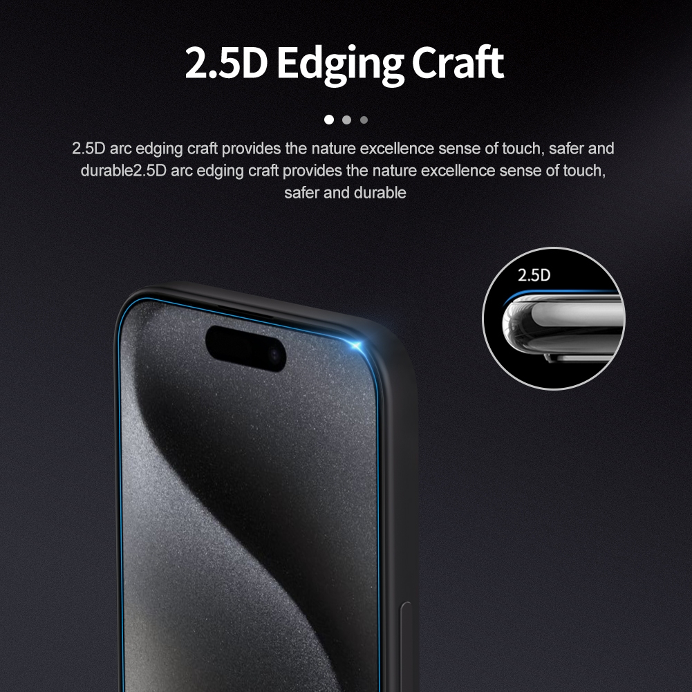 Nillkin Kính Cường Lực Siêu Mỏng 0.2mm Cho iphone 15 pro max / iphone 15 plus / iphone15 / 15 pro h + pro