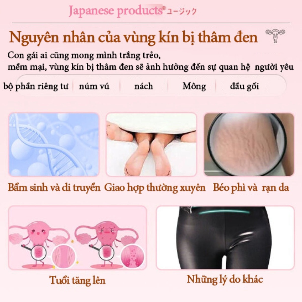 Kem làm trắng da vùng dưới cánh tay Kem làm trắng âm đạo làm sáng da đầu gối vùng da àm trắng mông cổ vùng đùi 50g