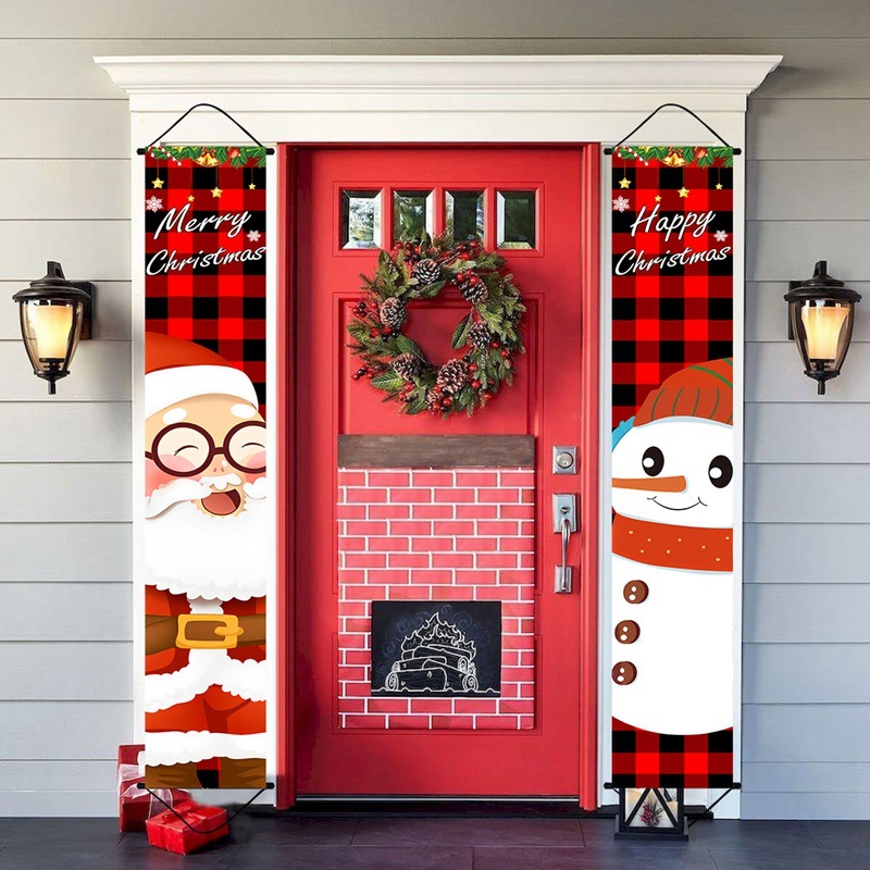 180 * 30cm Phụ Kiện Trang Trí Giáng Sinh / Năm Mới 2024 Bằng polyester