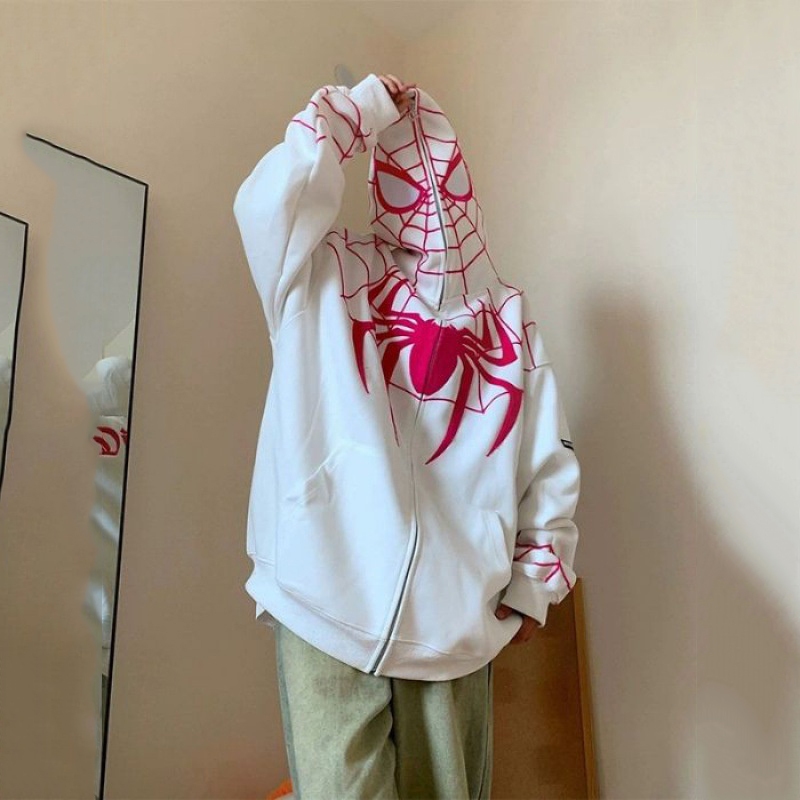 🔥 Áo Khoác Người Nhện Áo Khoác Hoodie Nam Nữ Thể Thao Jacket Zip Nỉ Thu Đông Unisex Form Rộng Người Nhện Anime SpiderMan MAST