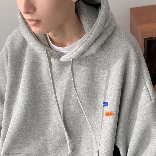 Áo Hoodie  Nam Trùm Đầu Màu Trơn Nam Mùa Thu Phong Cách Mỹ Retro Đường Phố Cao Cấp Hợp Thời Trang Thương Hiệu Thiết Kế Cảm Giác Thích Hợp Giản Dị Đẹp Trai