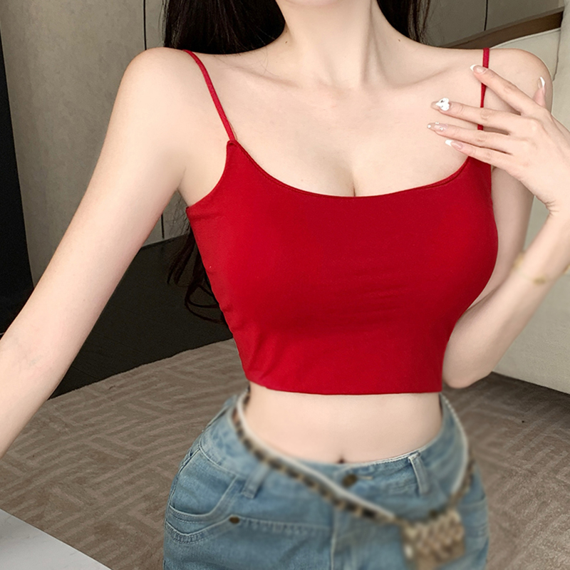 Áo Croptop Sát Nách Màu Sắc Thời Trang Sành Điệu Cho Nữ