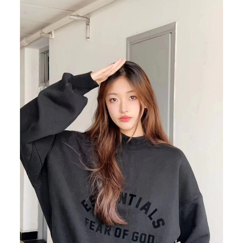❤️Hàng Có Sẵn Hàng Sẵn! ❤️❤️Áo sweater Cổ Tròn In Chữ fear of gog Thời Trang Thường Ngày Cho Nam Và Nữ