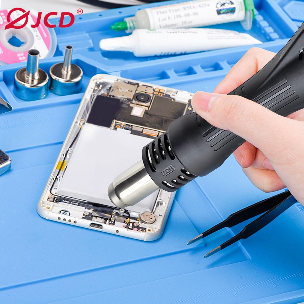 BGA Dụng Cụ Hàn Khí Nóng JCD 8586 750W/220V - 2 Trong 1 Máy hàn khò