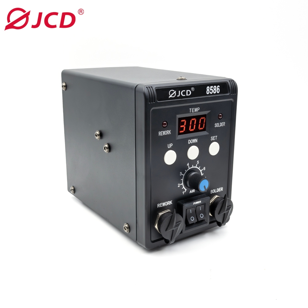 BGA Dụng Cụ Hàn Khí Nóng JCD 8586 750W/220V - 2 Trong 1 Máy hàn khò