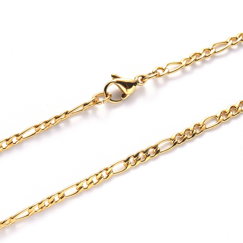 Beebeecraft 1 Vòng cổ Bằng Thép Không Gỉ 304 19.68 inches  x1mm