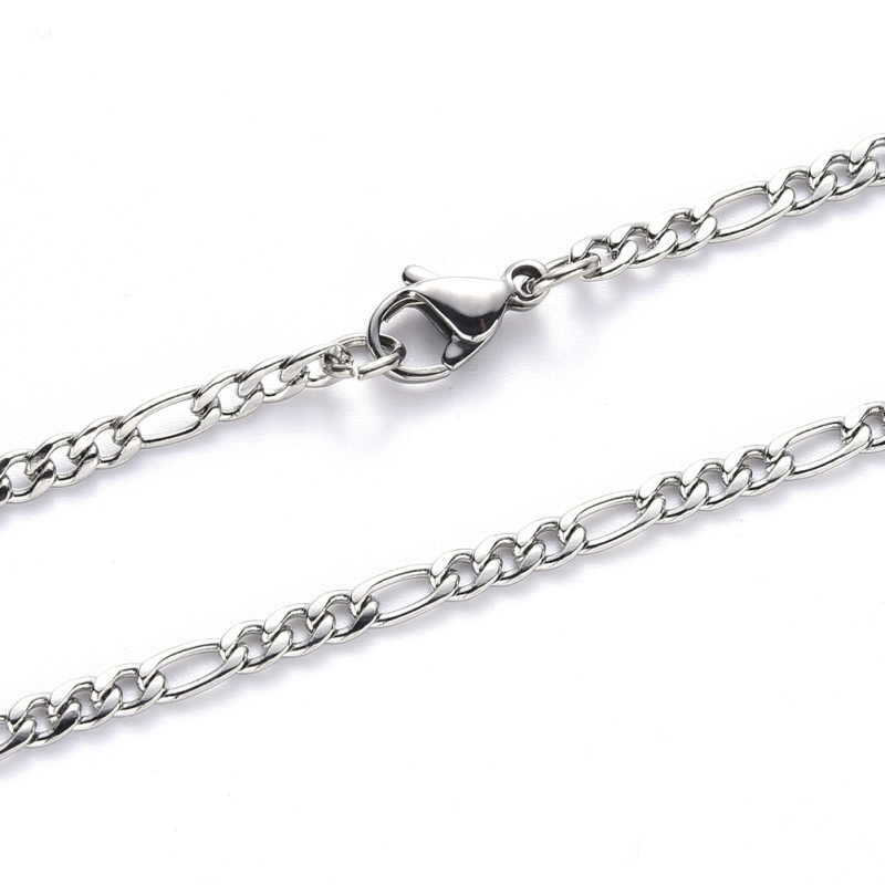 Beebeecraft 1 Vòng cổ Bằng Thép Không Gỉ 304 19.68 inches  x1mm