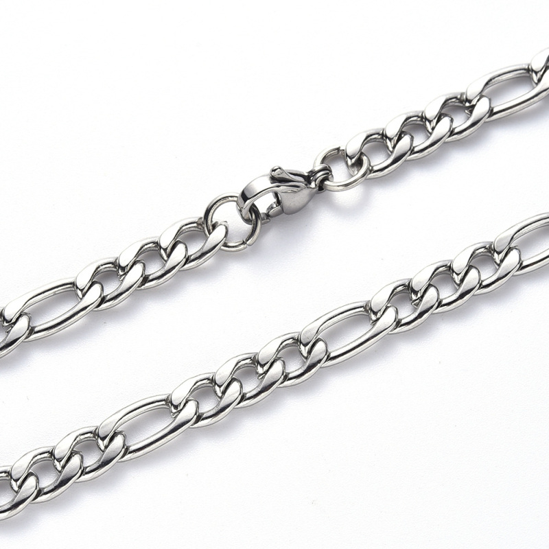 Beebeecraft 1 Vòng cổ Bằng Thép Không Gỉ 304 19.68 inches  x1mm