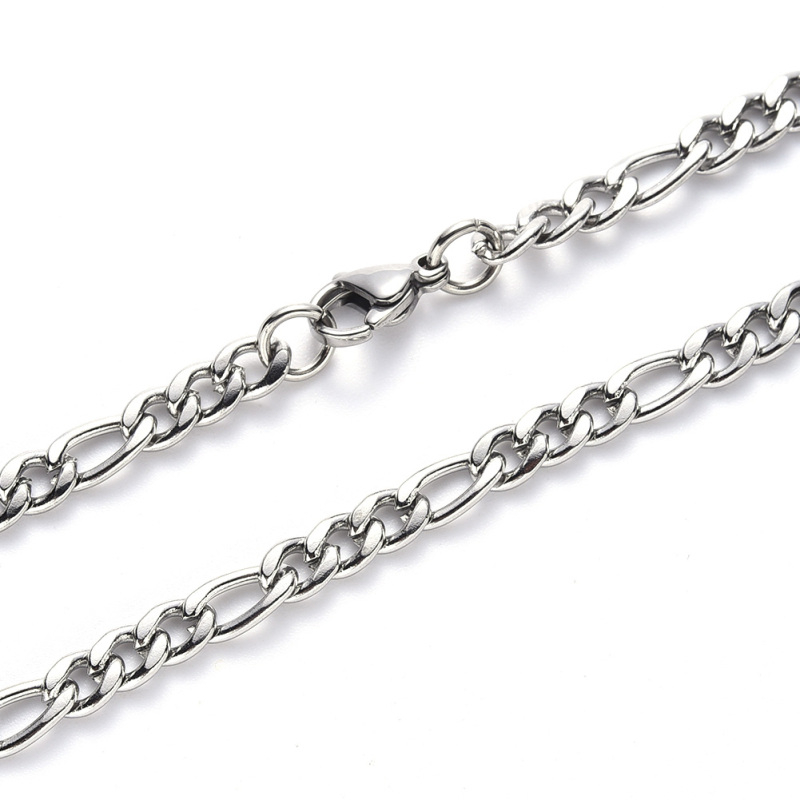Beebeecraft 1 Vòng cổ Bằng Thép Không Gỉ 304 19.68 inches  x1mm