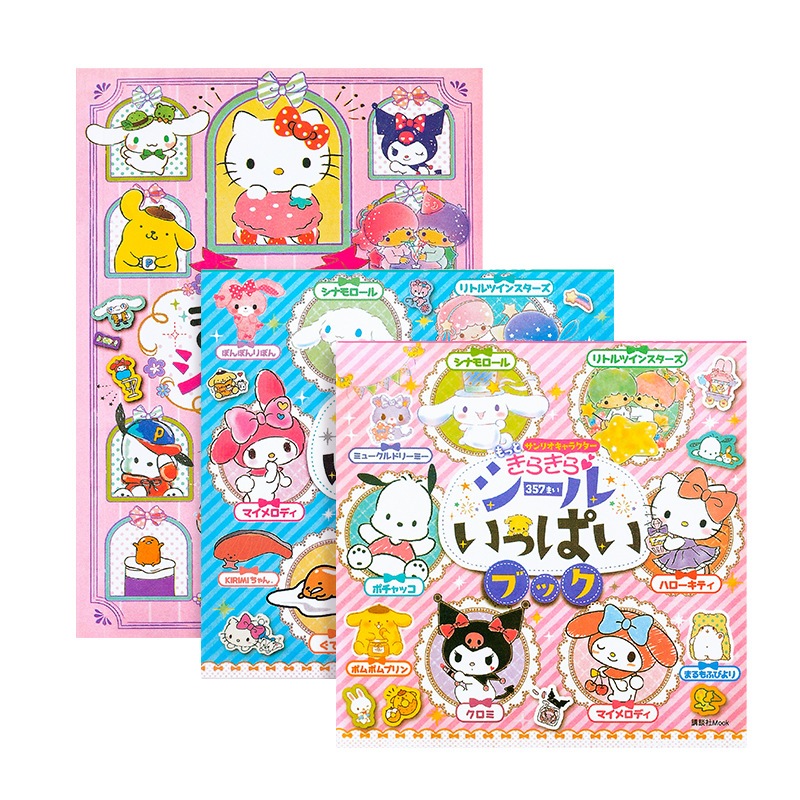 Hoạt Hình sticker Dán Trang Trí Sổ Tay diy Hình sanrio Dễ Thương tz007