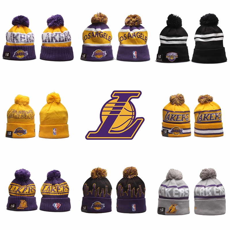 Nba Nón Len Thêu Chữ Los Angeles Lakers Thời Trang Mùa Đông Dành Cho Nam Và Nữ