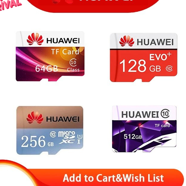 Thẻ Nhớ huawei sd Tốc Độ Cao 16 / 32 / 64 / 128 / 256gb 1t