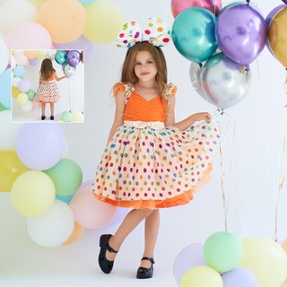 Trang PhụC halloween minnie ChấM Bi Cho Bé GáI