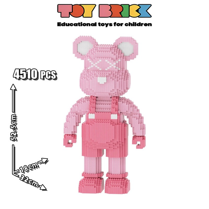 Khối lắp ráp đồ chơi mô hình gấu 3D lớn