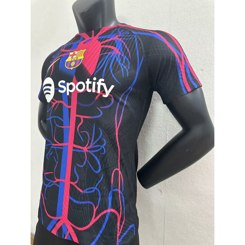 Áo Thun Bóng Đá s-2xl * Số 23-24 barcelona x patta co