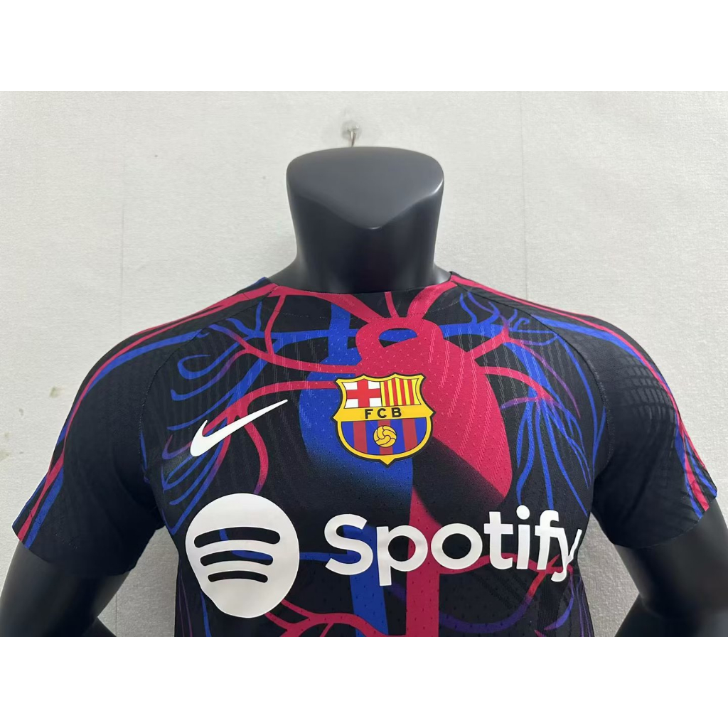 Áo Thun Bóng Đá s-2xl * Số 23-24 barcelona x patta co