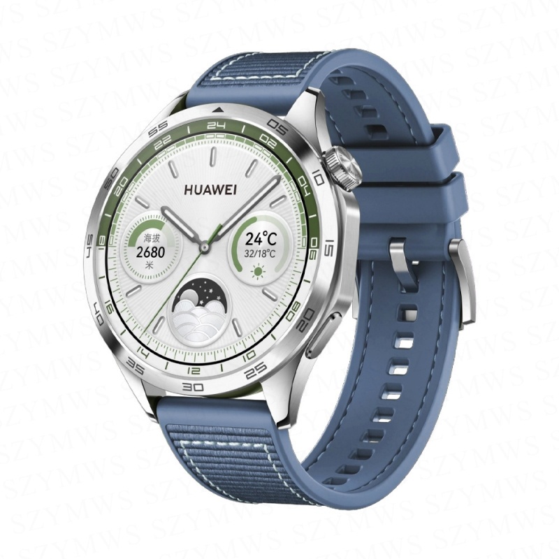Dây Đeo nylon silicone 22mm Cho Đồng Hồ huawei gt4 46mm 41mm