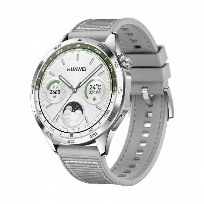 Dây Đeo nylon silicone 22mm Cho Đồng Hồ huawei gt4 46mm 41mm