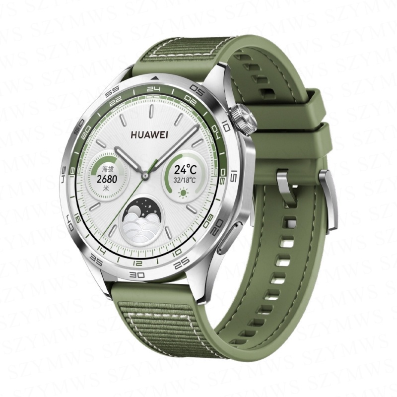 Dây Đeo nylon silicone 22mm Cho Đồng Hồ huawei gt4 46mm 41mm