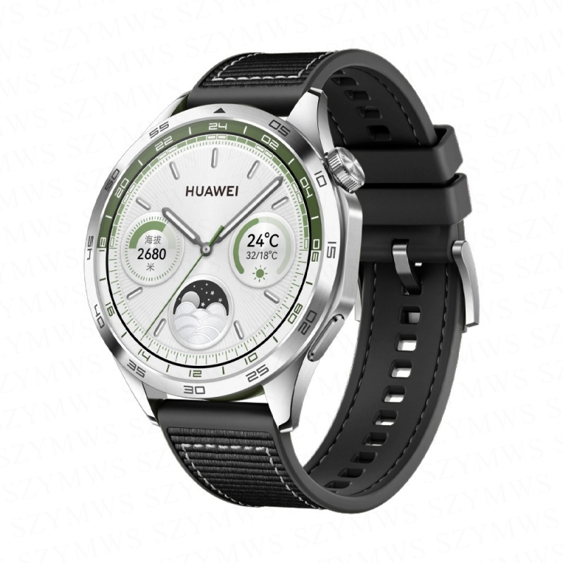 Dây Đeo nylon silicone 22mm Cho Đồng Hồ huawei gt4 46mm 41mm