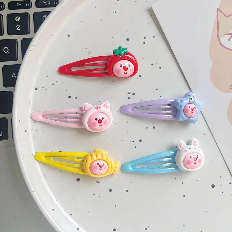 Miumiua🔮Kẹp Tóc Nhỏ Kiểu Hoạt LOOPY Hình Dễ Thương Ngọt Ngào Cho Học Sinh