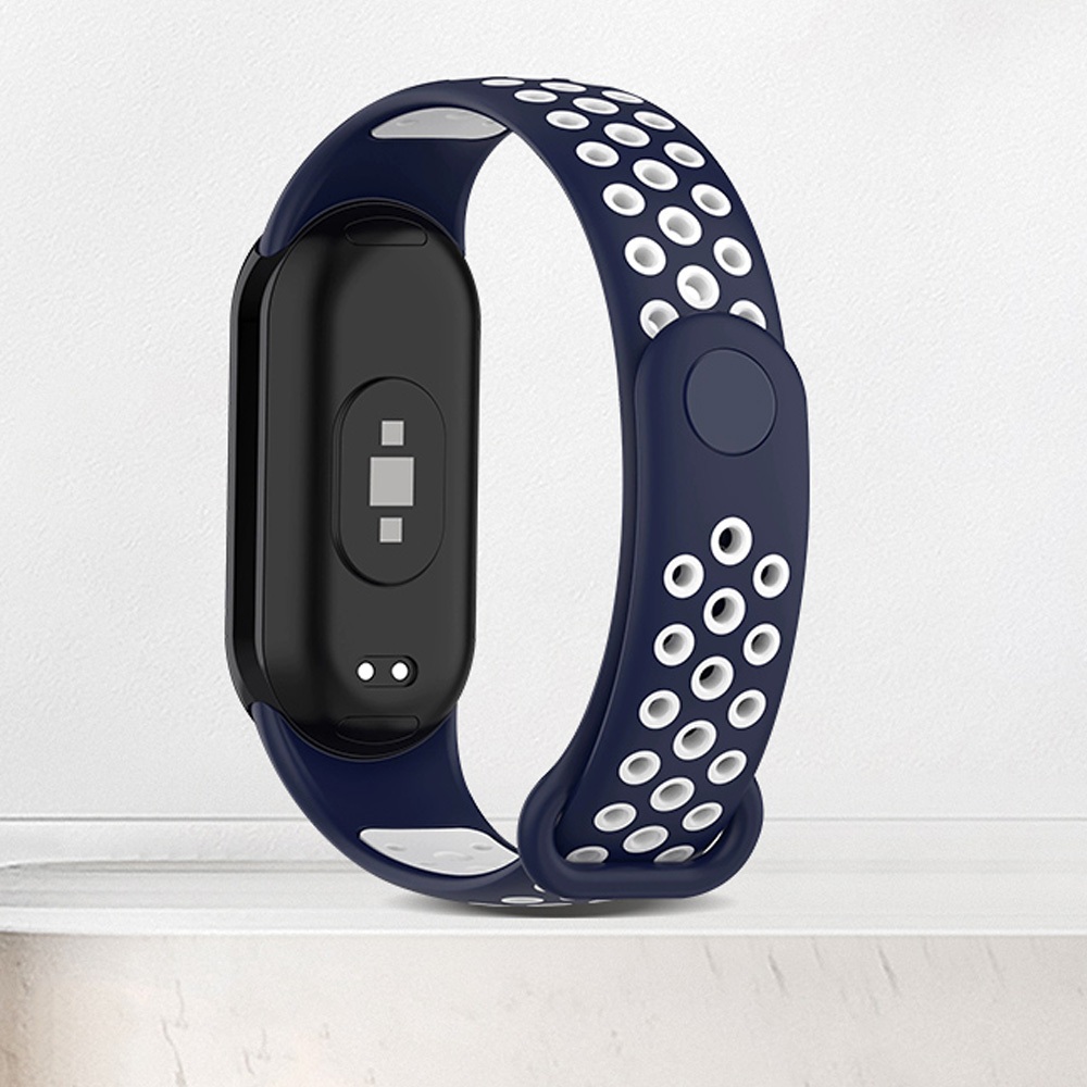 Silicone Dây Đeo Thay Thế Chất Liệu Silicon Màu Trơn Cho Xiaomi Mi Band 8