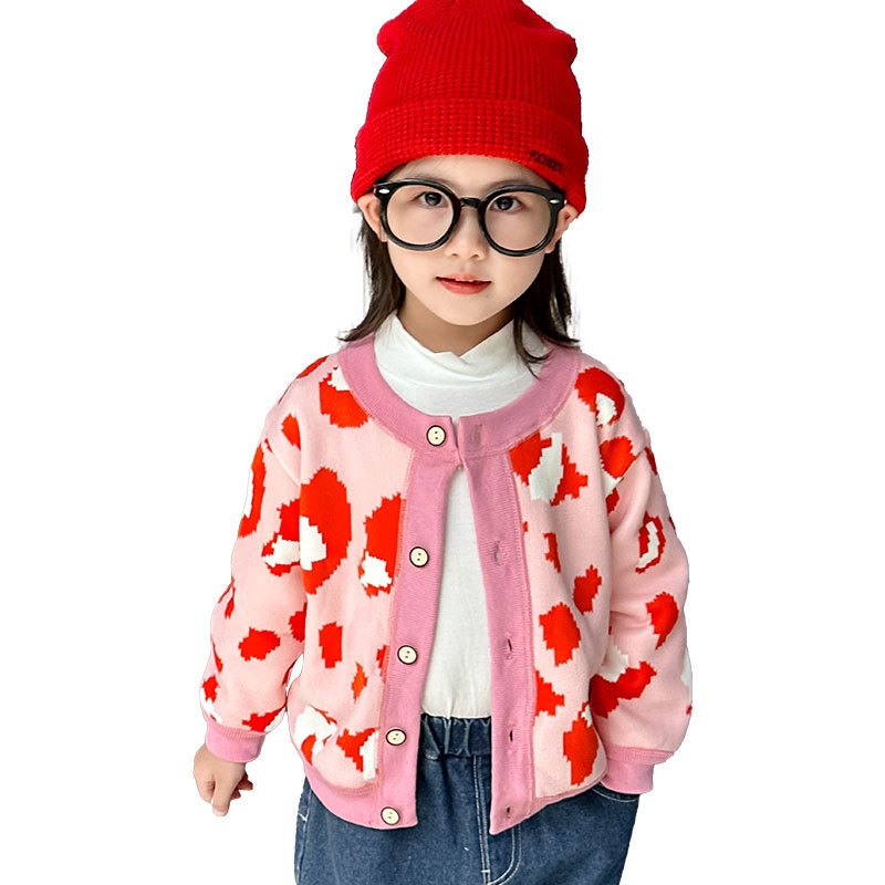 Áo Khoác cardigan Dệt Kim Dày Giữ Ấm Mùa Thu Và Mùa Đông Phong Cách Mới 2023 Dễ Phối Đồ Cho Bé Trai Bé Gái