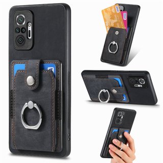 Bao Da pu Nắp Gập Kiểu Ví Kèm Giá Đỡ & Ngăn Đựng Thẻ & Dây Đeo Cho xiaomi poco x5 x4 11t 12t pro x3 nfc m3 f3 4g 5g Ốp