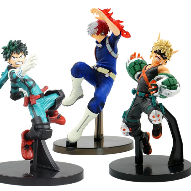 Mô Hình Nhân Vật todoroki shoto midoriya izuku Baku katsuki Trong my hero academia 16-18cm