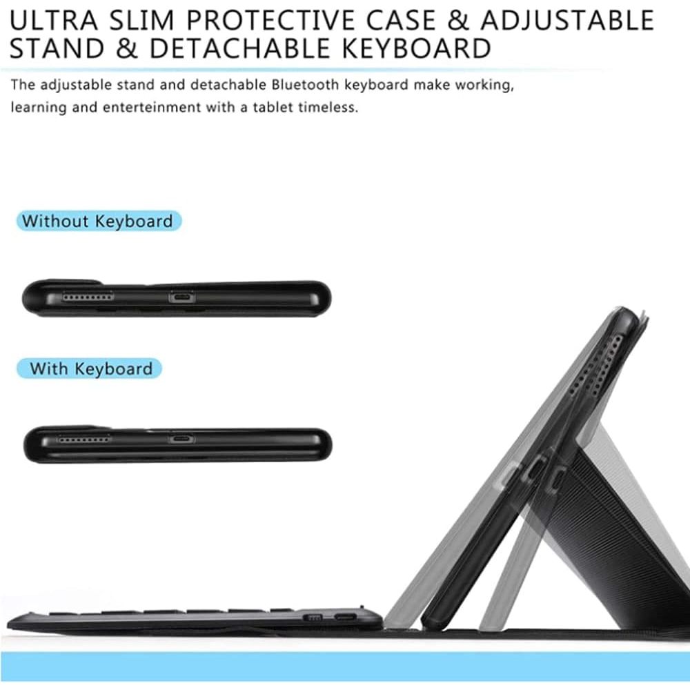 Ốp Bao Da Máy Tính Bảng Nam Châm Có Bàn Phím Không Dây Cho xiaomi redmi pad se 11.0 2023 Ốp