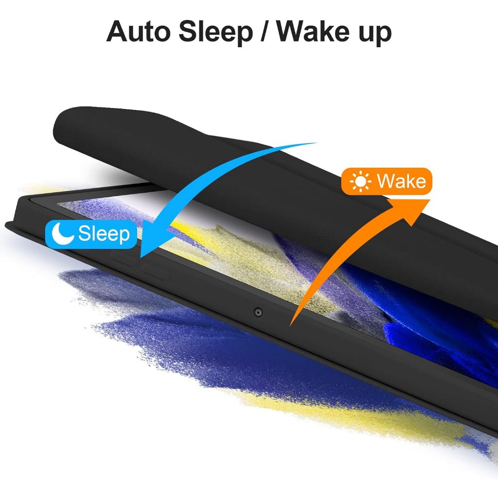 Ốp Bao Da Máy Tính Bảng Kèm Bàn Phím Không Dây Cho samsung galaxy tab a9 8.7 Smx110 Smx115 / a9 + a9 plus 11.0 Smx210 sm-J215 Smx216 Ốp