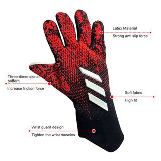 Găng tay thủ môn Găng tay bóng đá cho thanh thiếu niên và người lớn Găng tay thủ môn bóng đá làm cuộn tiêu cực với cột sống ngón tay để ngăn ngừa chấn thương